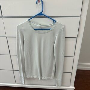 Athleta Gray Fitted Long Sleeve Hoodie